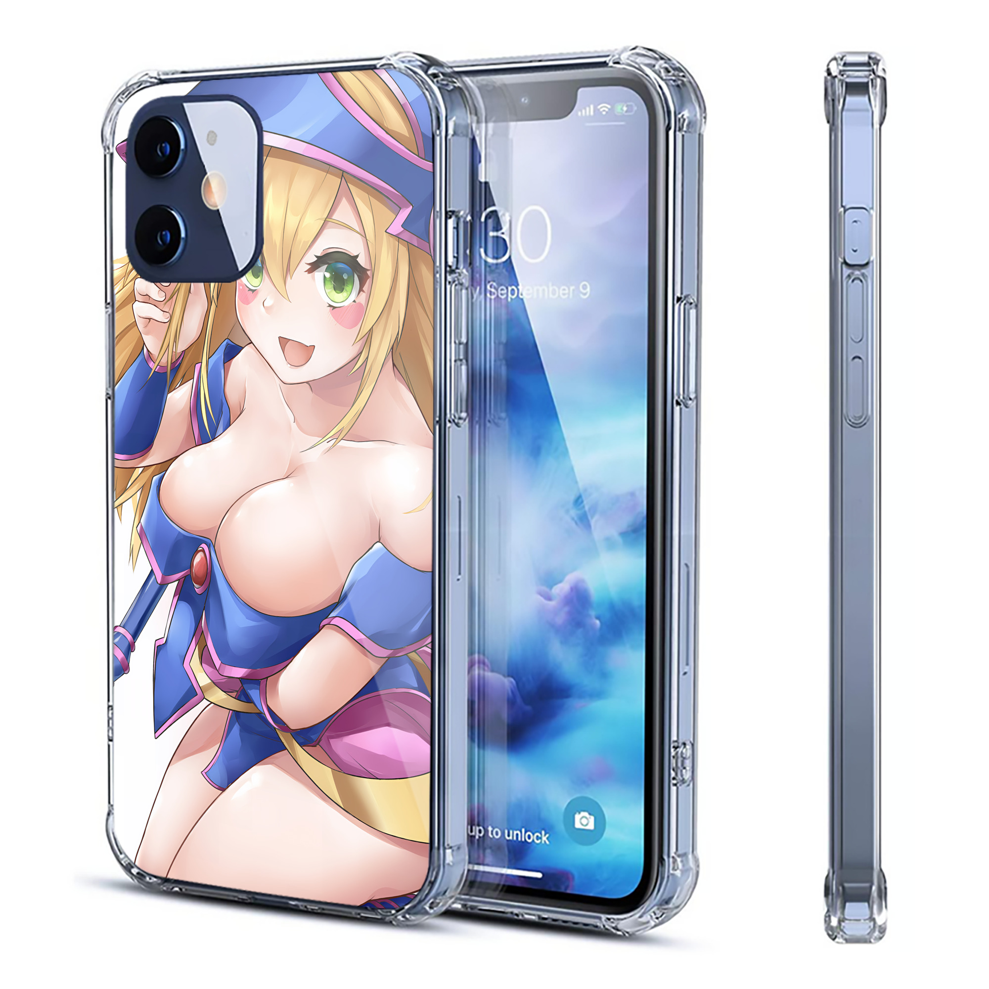 （画像用） 遊☆戯☆王 Yu-Gi-Oh! 【iPhone 12シリーズ対応】透明スマホケース（クリアソフトケース）